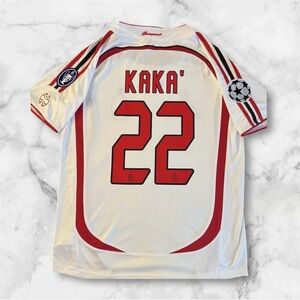 Kaka #22 AC Milan Soccer Jersey Retro‎ UCL Champions Final ⚽️🔥 FAST SHIPPING 💯